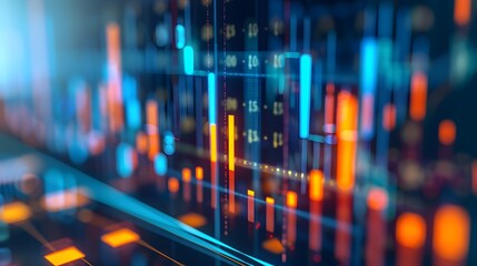 Obraz premium Discover the beauty of data visualization., clean background, Photo stock style, clean background, no copyrighted logo, no letters