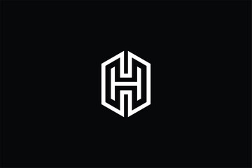 letter H building icon  Modern house construction Real estate home apartment real estate logo design with line art style illustration symbol logo
