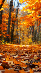 Golden Autumn Pathways