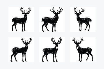 Deer Silhouette vector illustration