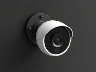 Modern security cameron black wall