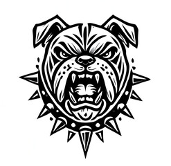 Obraz premium TRIBAL TATOO トライバル タトゥ 刺青 蝶 和柄 ブルドッグ Bull Dog