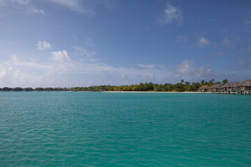 Obraz premium Beautiful beach, Bora Bora, French Polynesia
