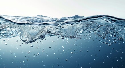 Water background, simple and clean, with clear water surface and light blue color.