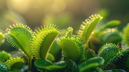 Fototapeta premium Close-up of Venus Flytraps