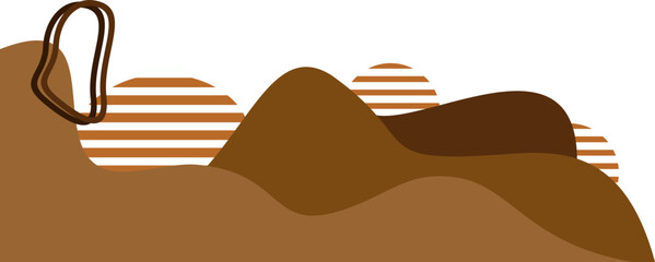 Abstract Blob Corner