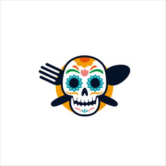 Print skull logo design for your brand and company identity
