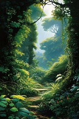 the AI Image Generator, Peaceful Nature Scene