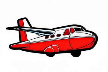 Fototapeta premium an ai generated image, Detailed Vintage Military Aircraft Model on Pristine White Background