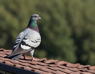 pigeon on the roof © Sandert