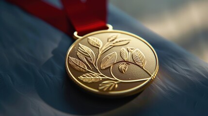 An Olympic gold medal that embodies the principles of freedom, equality, and brotherhood 