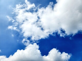 Obraz premium Sky blue background. Sky cloud clear