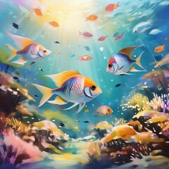 Fototapeta premium 熱帯魚