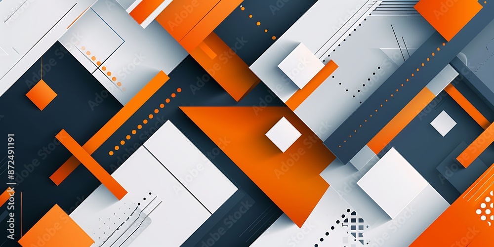 Poster a modern and sleek abstract background with geometric shapes. the design features an array of angula