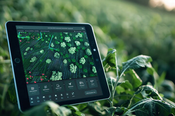 Tablet interface for smart agricultural risk management
