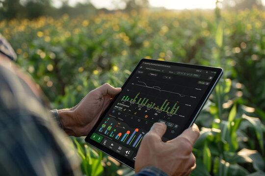 Tablet interface for smart agricultural risk management