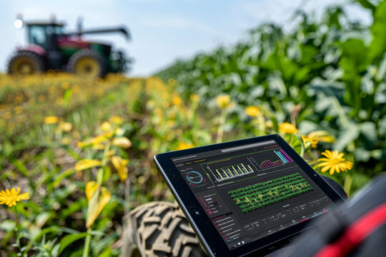 Tablet interface for smart agricultural risk management