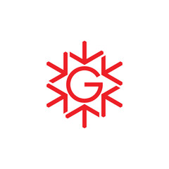 letter g center arrows swirl round logo vector