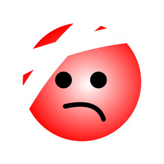 smiley face with a smile