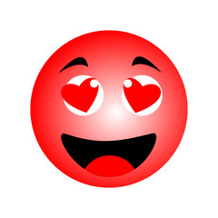 red smiley face