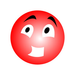 smiley face with a smile