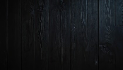 Obraz premium black grey rustic dark wooden texture - wood background