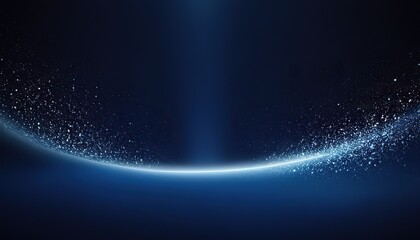 Blue Rays with lens flare, Vector Illustration Abstract blue light rays effect
