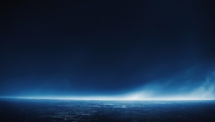 Abstract luxury glowing lines curved overlapping on dark blue background. Template premium award design background 11