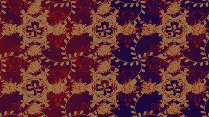 Abstract elegance seamless pattern with floral background