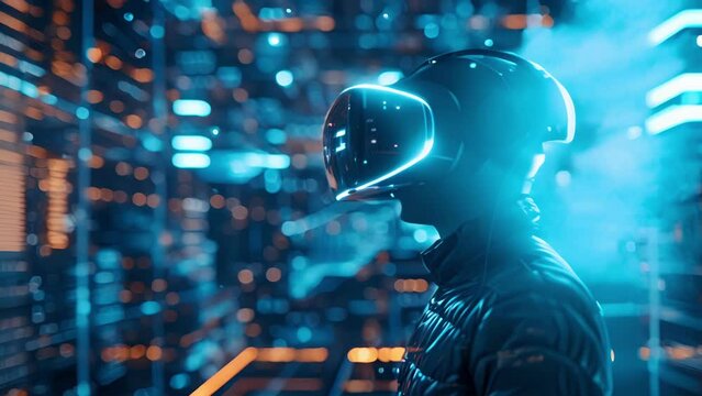 A virtual reality gaming experience that utilizes 5G network slicing to allocate a dedicated network for low latency and highspeed data transfer providing a seamless and immersive gaming