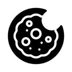 cookie glyph icon
