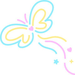 Obraz premium Cute Tattoo Line