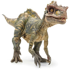 Fototapeta premium Title: Pachycephalosaurus Dinosaur Isolated on White Background.dinosaur