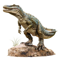 Fototapeta premium Vulcanodon in prehistoric scene
