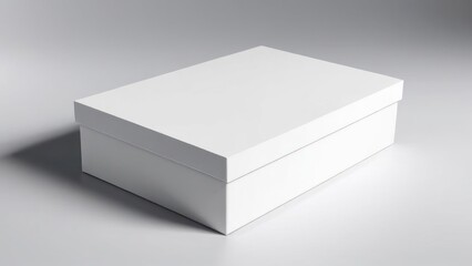 Naklejka premium Efficient Cardboard Storage Box for Tidying Small Essentials