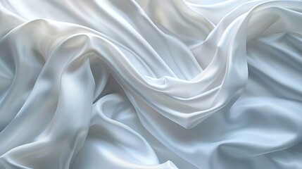 White abstract silk background