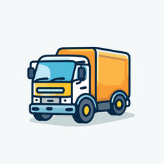 "Cargo Delivery Icon EPS 10 | Truck Symbol Illustrator: Clean vector graphic for transport services, perfect for digital and print projects."

