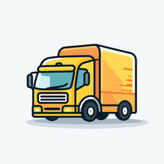 "Transportation Truck Icon EPS 10 | Delivery Symbol Illustrator: Versatile design for cargo services, scalable vector for digital and print."


