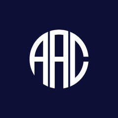 aac circle logo design