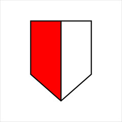 Indonesian Flag Decoration Vector Element