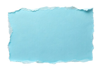Obraz premium light blue paper with torn edges texture for using as text box 