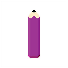 eps file of an illustration of a purple colored pencil. Suitable for stickers, patterns and graphic elements on your various posters, book covers&nbsp;and&nbsp;flyers