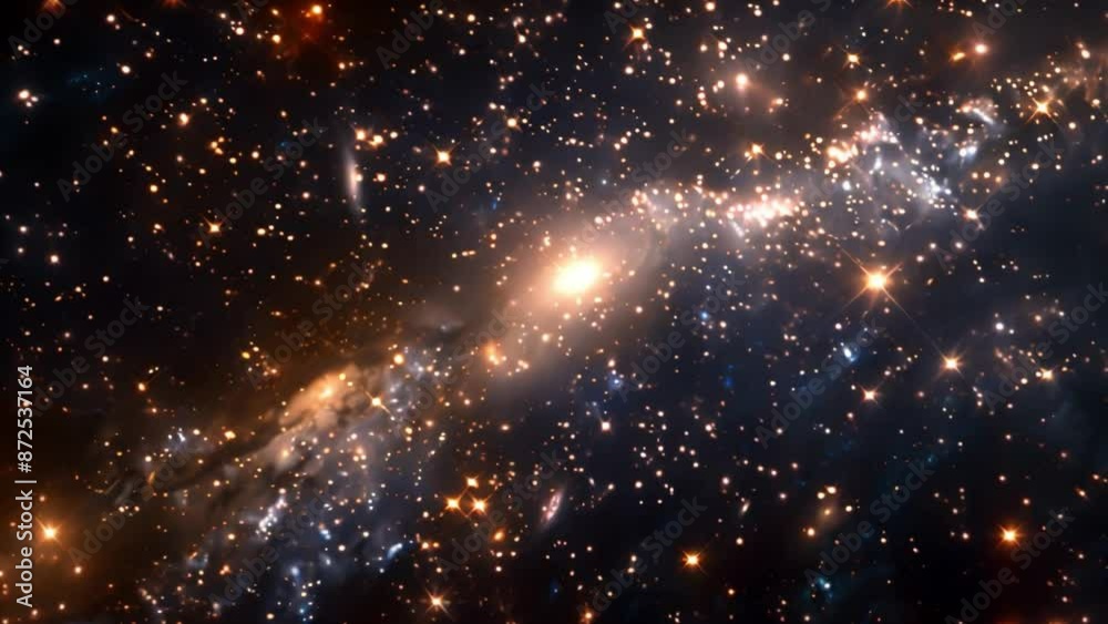 Poster This colorful image of a star field in the Milky Way galaxy. Space background