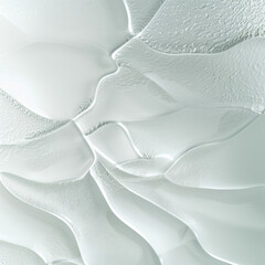 Obraz premium Smooth white glass texture with a frosted finish