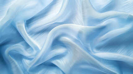 Obraz premium Soft pastel blue fabric texture with a light weave