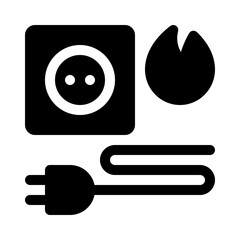 socket glyph icon