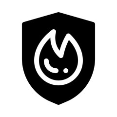 shield glyph icon