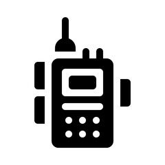 walkie talkie glyph icon