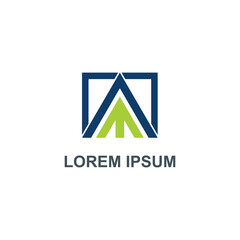 Square triangle company logo