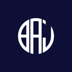 baj circle logo design